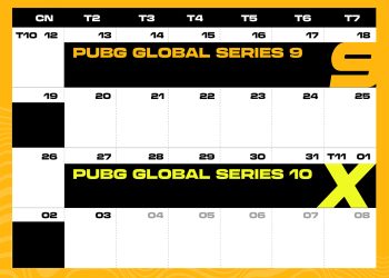 PGS 9, PGS 10 PUBG: Lịch thi đấu, thể thức